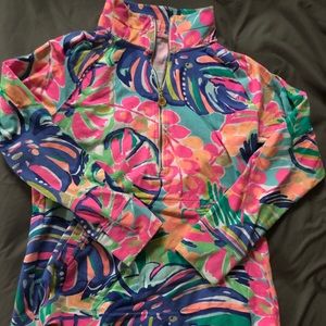 Lilly Pulitzer Quarter Zip Popover, Medium